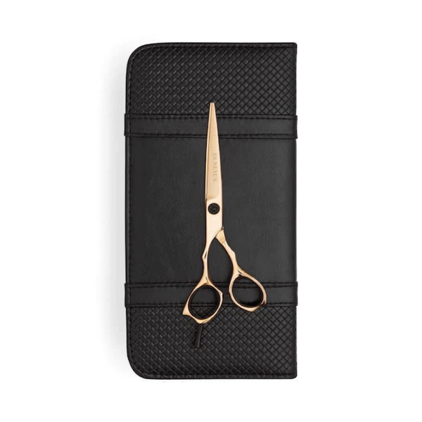 SS Nexus Left-Handed Rose Gold Professional Cutting Scissor