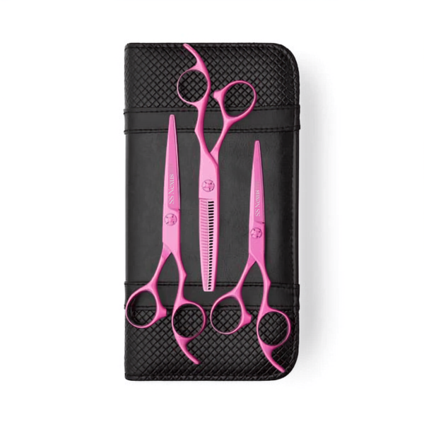   SS Nexus Neon Pink Professional Scissor trio set