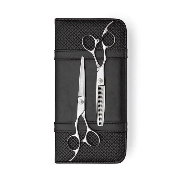 SS Nexus Left-Handed Mountain Silver Scissor & Thinning Combo