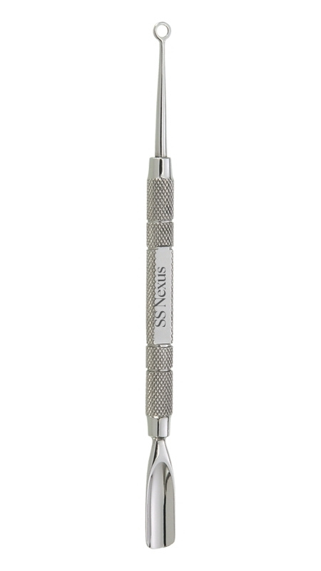 SS Nexus Dual-Ended Cuticle Pusher & Loop Tool