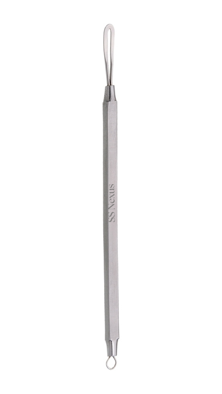 SS Nexus Dual-Loop Cuticle Pusher & Nail Cleaner — image 1