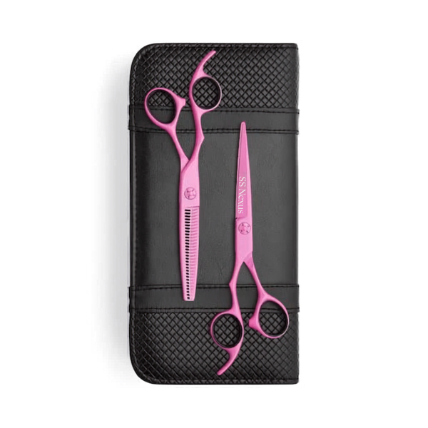 SS Nexus Left-Handed Neon Pink Professional Scissor Duo